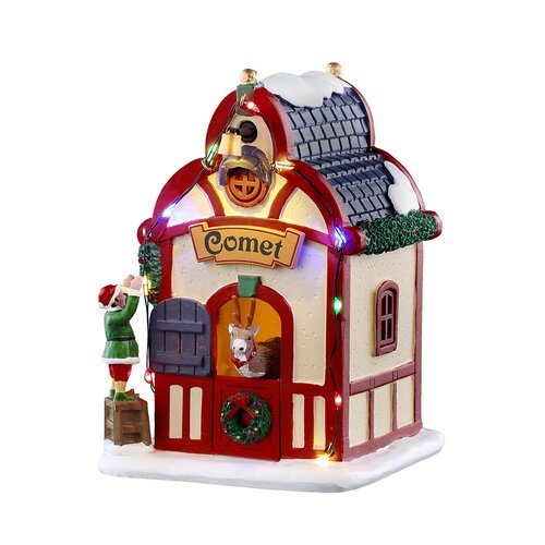 Lemax kerstdorpminiatuur Santa's Wonderland Comet's den - afbeelding 1