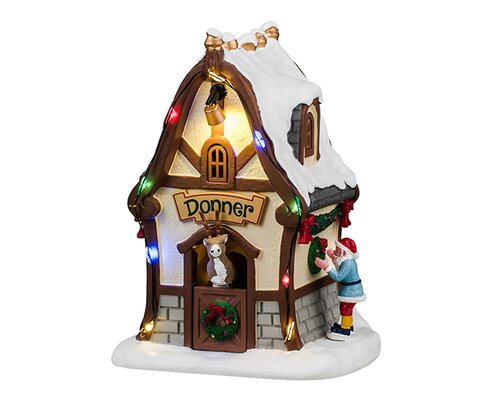 Lemax kerstdorpminiatuur Santa's Wonderland Donner's den