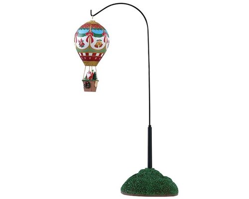 Lemax kerstdorpminiatuur Santa's Wonderland Holiday cheer hot air balloon