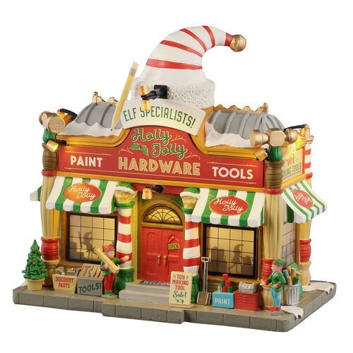 Lemax kerstdorpminiatuur Santa's Wonderland Holly jolly hardware