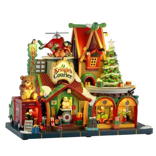 Lemax kerstdorpminiatuur Santa's Wonderland Kringle's courier