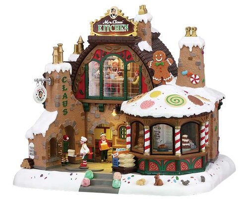 Lemax kerstdorpminiatuur Santa's Wonderland Mrs. Claus' kitchen