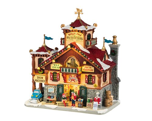 Lemax kerstdorpminiatuur Santa's Wonderland North Pole outfitters