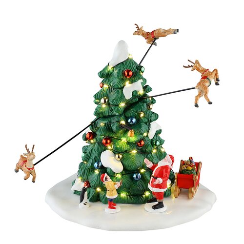 Lemax kerstdorpminiatuur Santa's Wonderland Reindeer races