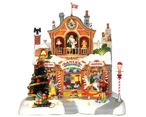 Lemax kerstdorpminiatuur Santa's Wonderland Santa's workshop