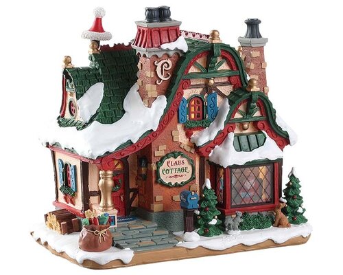 Lemax kerstdorpminiatuur Santa's Wonderland The Claus cottage