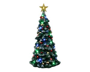 Lemax kerstdorpminiatuur Snowy Christmas tree, multi light