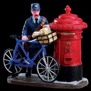 Lemax kerstdorpminiatuur The postman