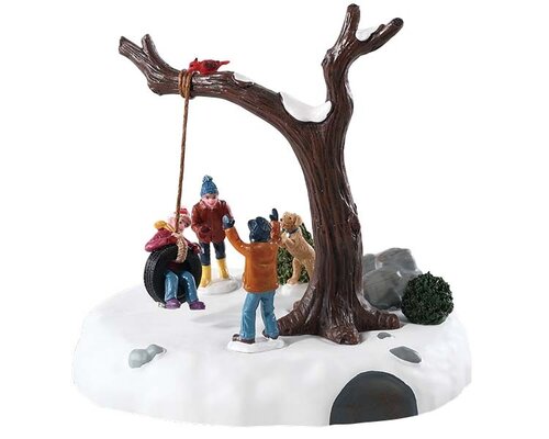 Lemax kerstdorpminiatuur Tire swing twirl