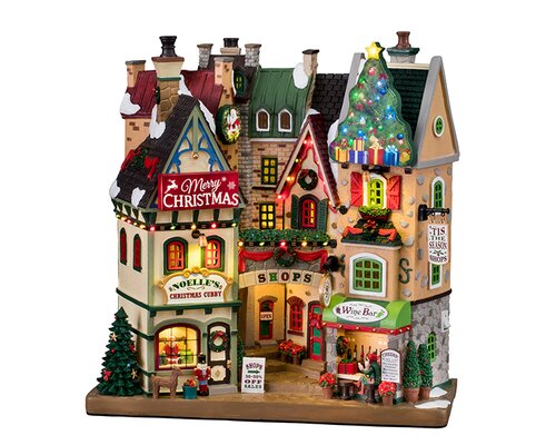Lemax kerstdorpminiatuur Tis the season shops