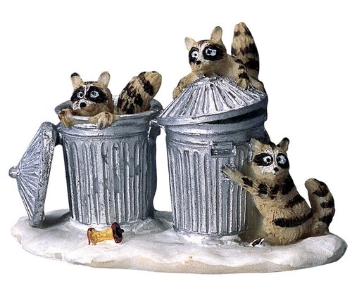 Lemax kerstdorpminiatuur Trash bandits