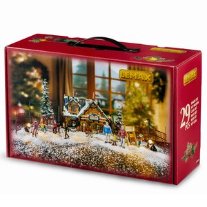 Lemax kerstdorpminiatuur Vail Village Apres-ski lodge set - afbeelding 1