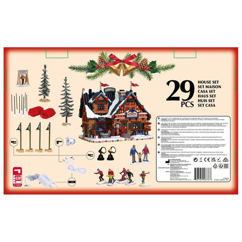 Lemax kerstdorpminiatuur Vail Village Apres-ski lodge set - afbeelding 2