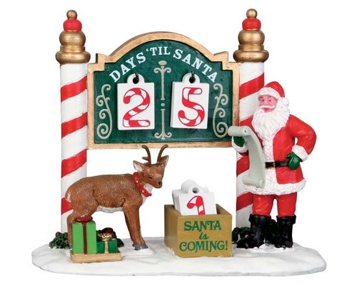 Lemax kerstdorpminiatuur Vail Village Christmas countdown