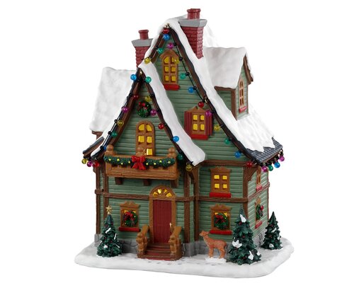 Lemax kerstdorpminiatuur Vail Village Hide-away cabin