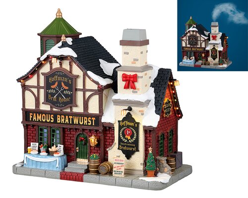 Lemax kerstdorpminiatuur Vail Village Hoffman's brat house