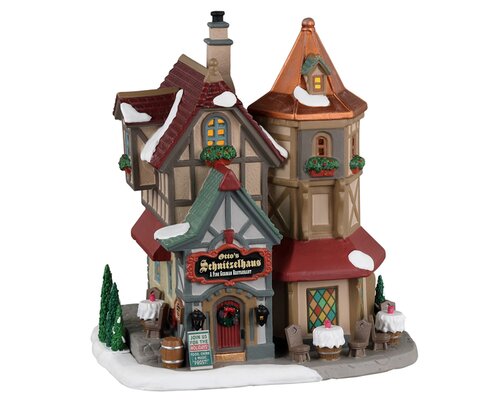 Lemax kerstdorpminiatuur Vail Village Otto's Schnitzelhaus