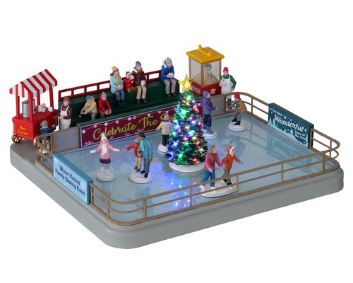 Lemax kerstdorpminiatuur Vail Village Outdoor skating rink