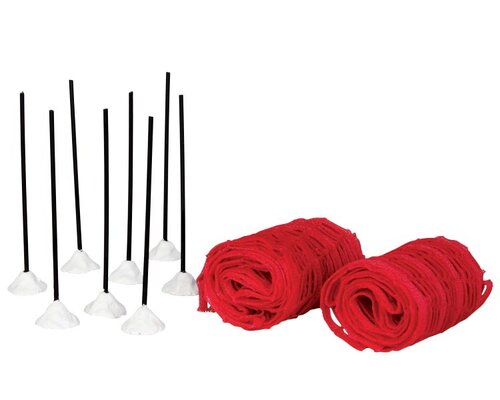 Lemax kerstdorpminiatuur Vail Village Ski racing net, set van 10
