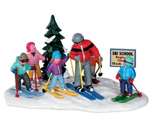 Lemax kerstdorpminiatuur Vail Village Ski school