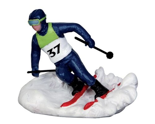 Lemax kerstdorpminiatuur Vail Village Slalom racer