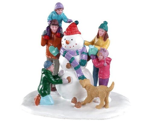 Lemax kerstdorpminiatuur Vail Village Snowman teamwork