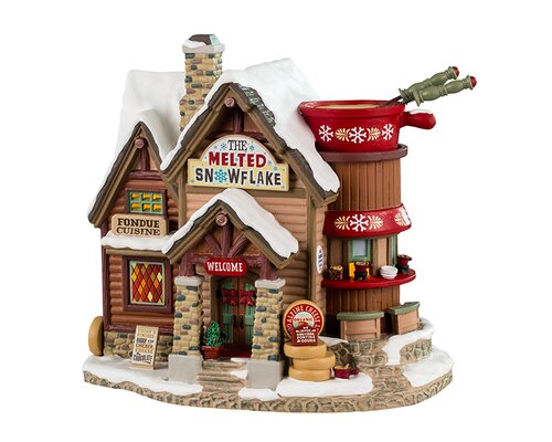 Lemax kerstdorpminiatuur Vail Village The melted snowflake