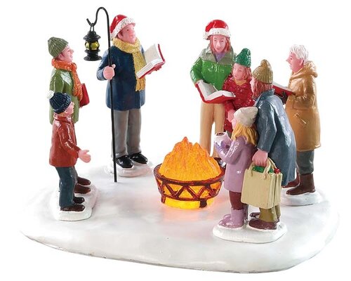Lemax kerstdorpminiatuur Vail Village Toasty caroling
