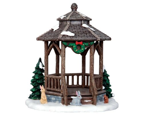 Lemax kerstdorpminiatuur Vail Village Winter gazebo