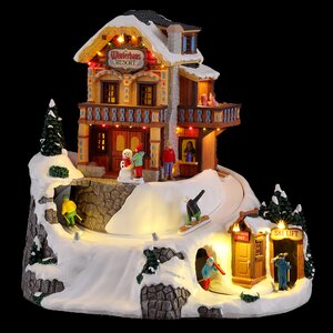 Lemax kerstdorpminiatuur Vail Village Winterhaus resort