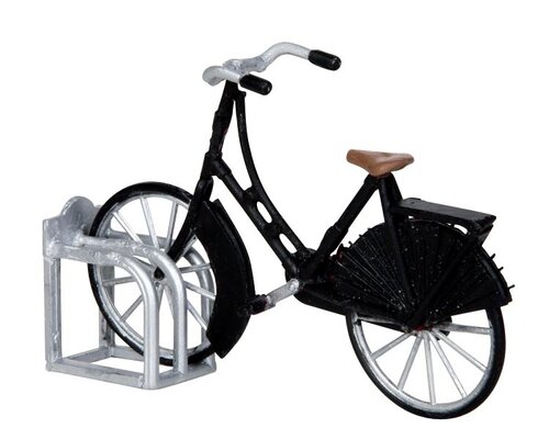 Lemax kerstdorpminiatuur Vintage bicycle, set van 2