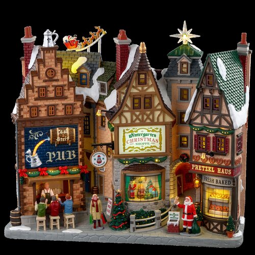 Lemax kerstdorpminiatuur Wintergarten lane