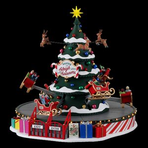 Lemax Santa’s sleigh spinners, with 4,5V adaptor