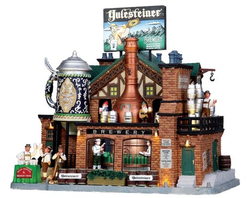 Lemax Yulesteiner Brewers, with 4,5V adaptor