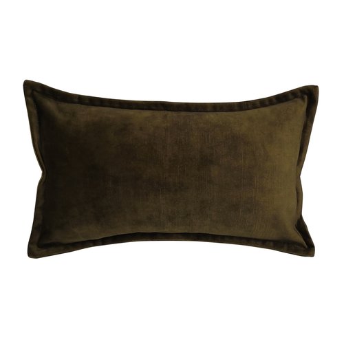 Lendekussen Fluweel Grace Velvet Mustard - 50 x 30 cm
