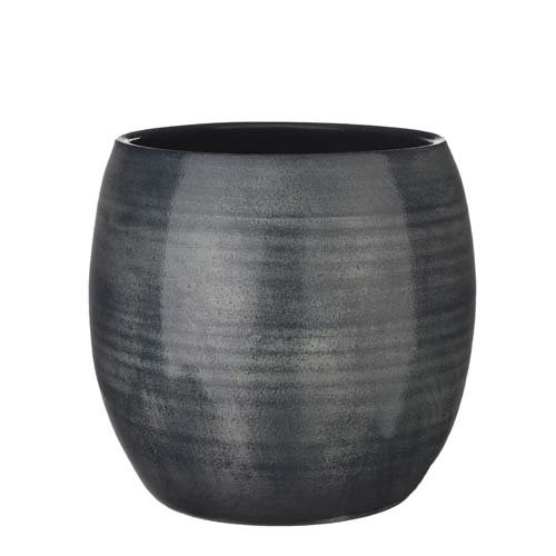 Lester pot rond d. blauw - h26xd28cm