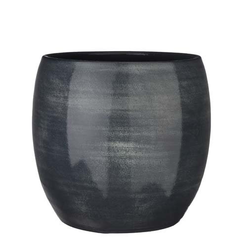 Lester pot rond d. blauw - h31xd33cm