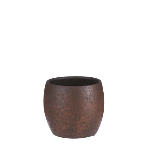 Lester pot rond roest stone - h18xd20cm