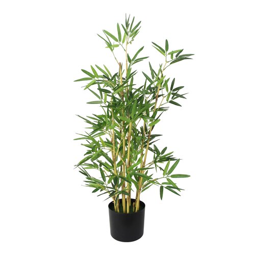 Levensechte Kunst Bamboe, in pot - 91cm