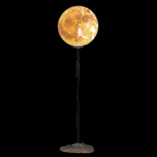 LIGHTED VILLAGE MOON,  B/O (4.5V)