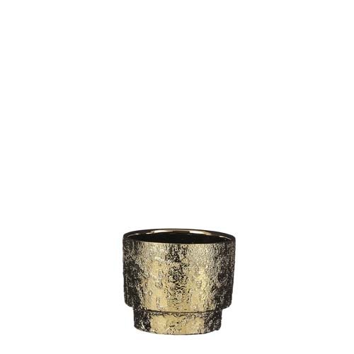 Lionel pot rond goud - h10,5xd12cm