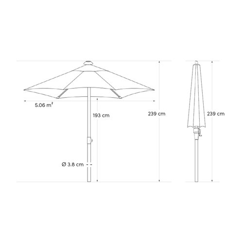 Platium Lisboa ø2,5 Taupe - afbeelding 8
