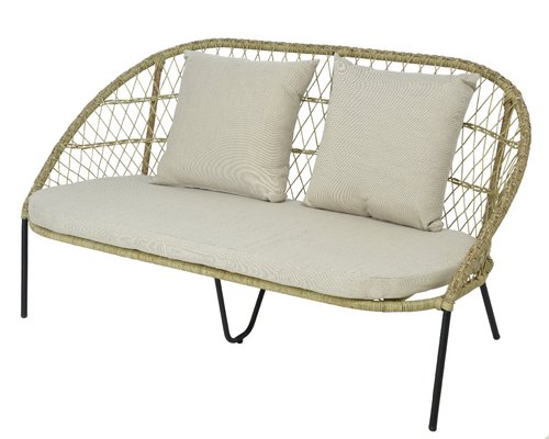 Lisbon Lounge set Beige - 80 x 147 x 78 cm - afbeelding 3