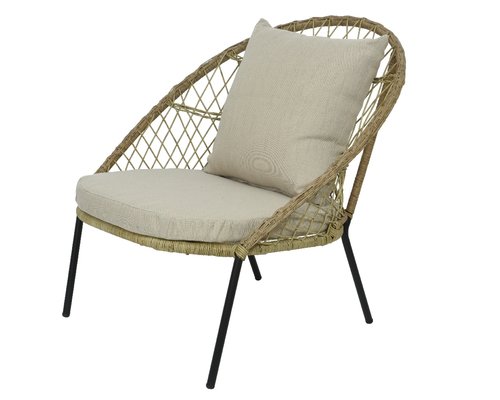 Lisbon Lounge set Beige - 80 x 147 x 78 cm - afbeelding 5