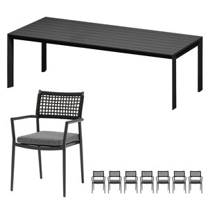 Ease Up Liv 8-zits tuinset zwart - afbeelding 1