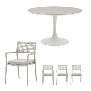 Royal Seasons Liv 4-zits tuinset rond zand - afbeelding 1