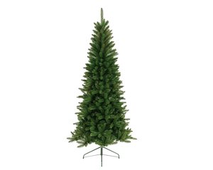 Everlands Lodge Slim Pine kunstkerstboom groen - H 210 x D 106 cm - afbeelding 1