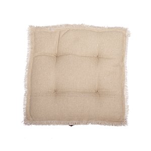 Palletkussen RAFFELED Natural - 40 x 40 x 8 cm
