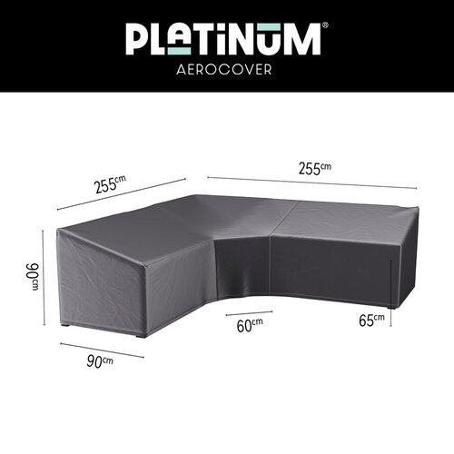 Lounge cover L/Trapeze 255x255x90xH65/90 HB - afbeelding 1
