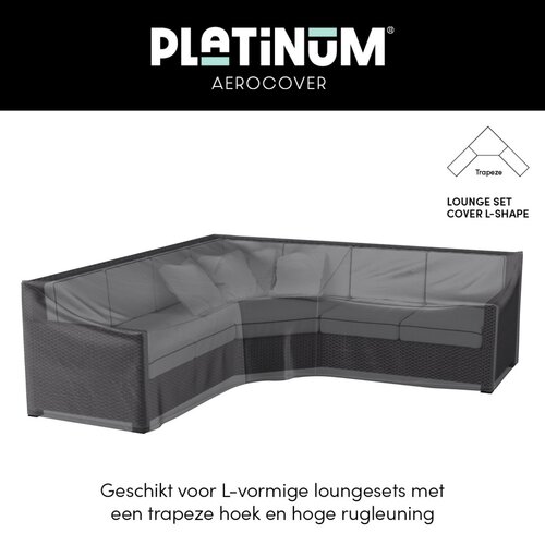Lounge cover L/Trapeze 255x255x90xH65/90 HB - afbeelding 2
